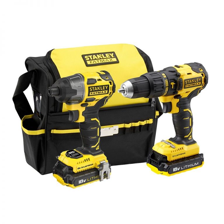 Stanley FATMAX® FMCK467D2-XE 18V Cordless Brushless Hammer Drill And ...