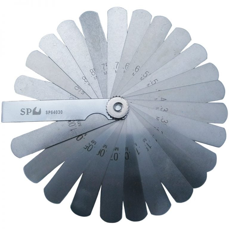 SP Tools SP64030 Feeler Gauge Set 25 Piece Metric Feeler Gauges