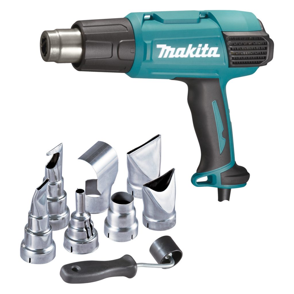 Makita HG6531CKIT 50650°C Variable Hot Air Heat Gun Kit Heat & Glue