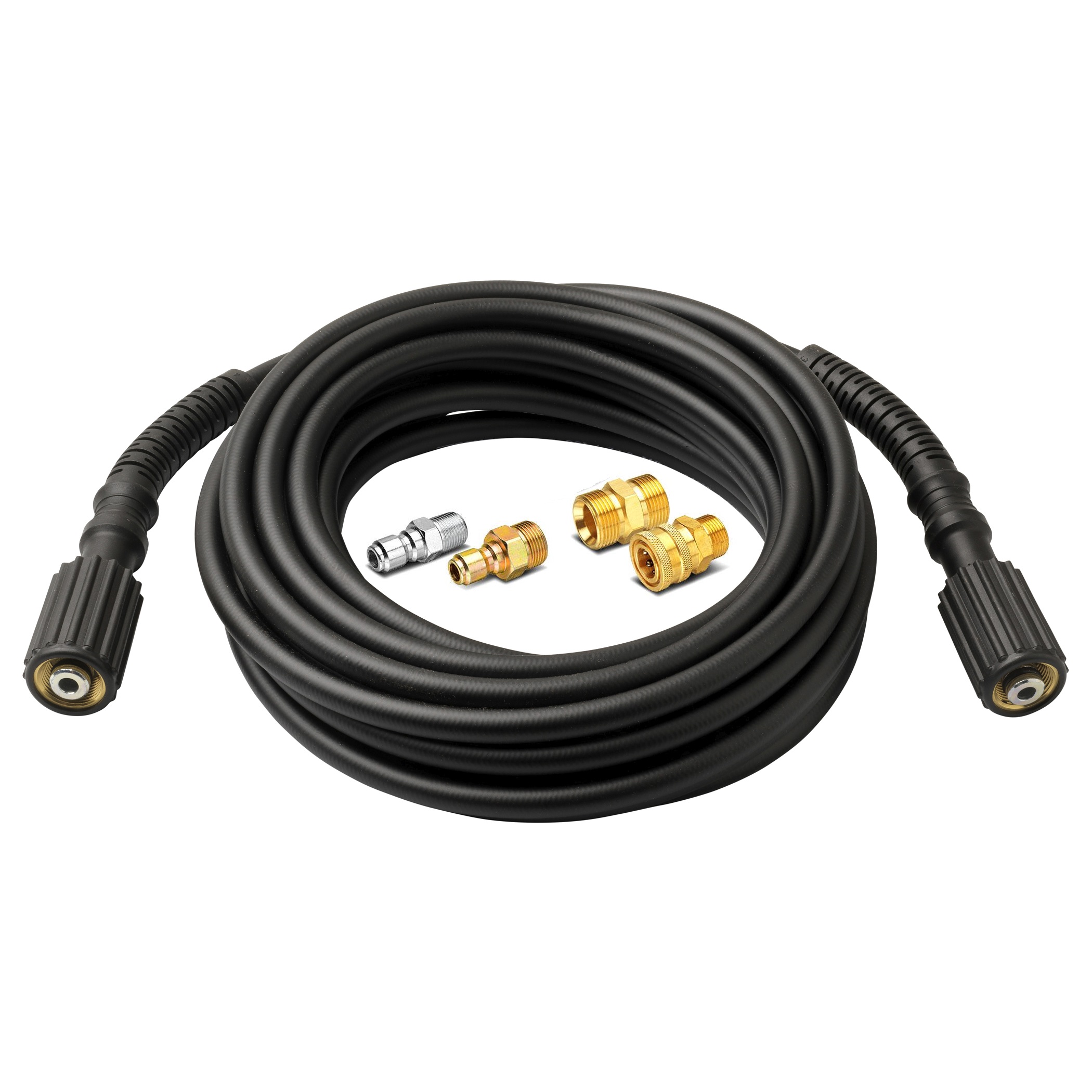 Karcher Replacement High Pressure Hose with Adaptors to suit Petrol Washers  / Cleaners 8.756-998.0 - Accessories, High Pressure Accessories - Discount  Trader