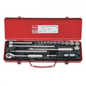 Koken 3210M 3/8″ Square Drive Socket Set 6 & 12 Point 22 Piece